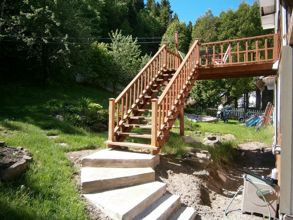 Apartement Mirador Du Fjord LʼAnse-Saint-Jean Eksteriør bilde